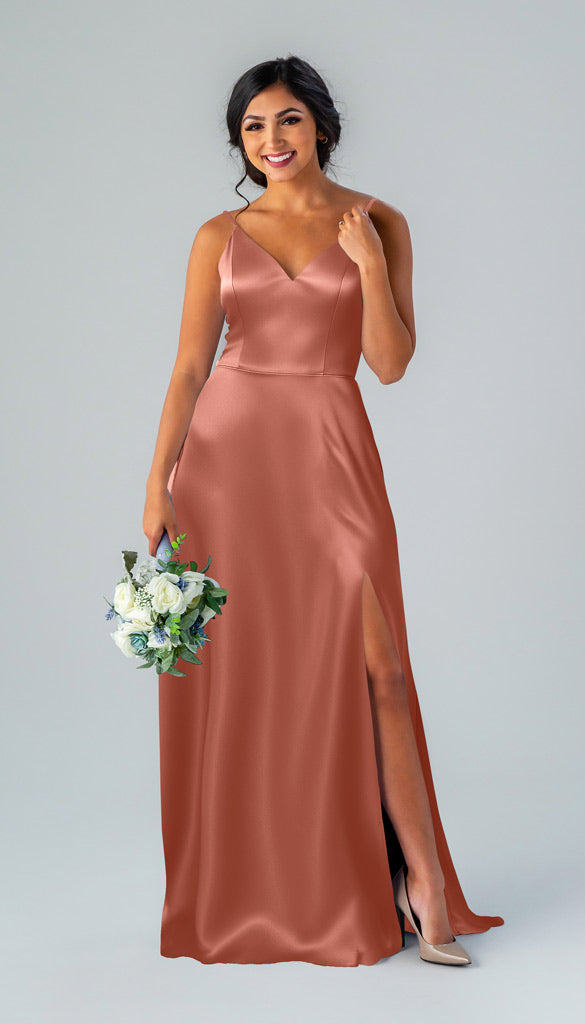 Kennedy Blue Sophie Luxe Satin Bridesmaid Dress
