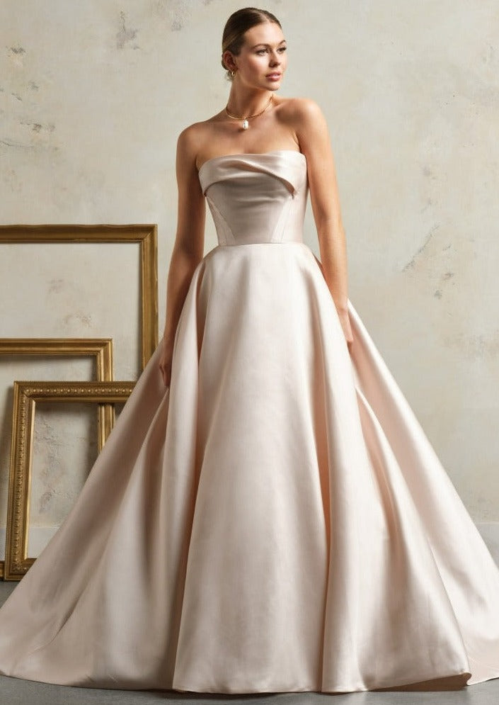 blue dress for baby girl Sottero & Midgley Faro Wedding Dress