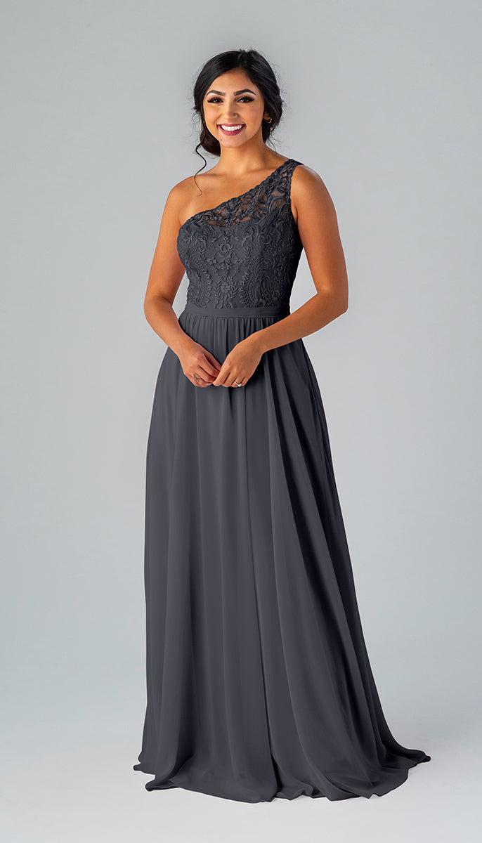 gray bridesmaid dresses Kennedy Blue Sutton Bridesmaid Dress