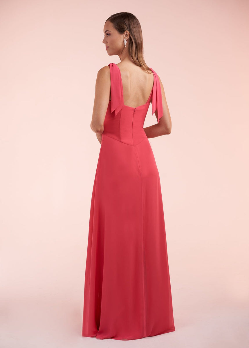 boysenberry bridesmaid dress Ada Boysenberry Embellished Cape Sleeve Maxi Dress  Frock and Frill