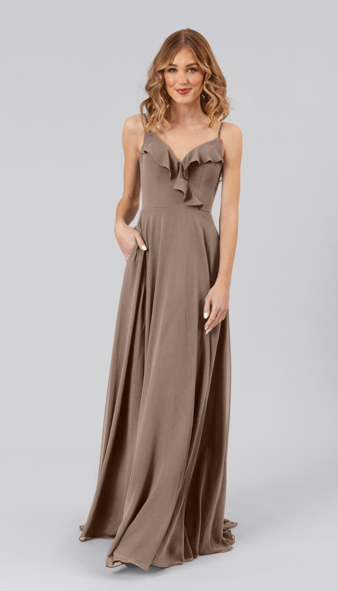 mon amie bridesmaid dresses Kennedy Blue Emmy Dress luxe Barbie Pink Collection African COLOR:French Blue Find your match