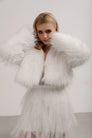 Aspen Faux Fur Jacket White