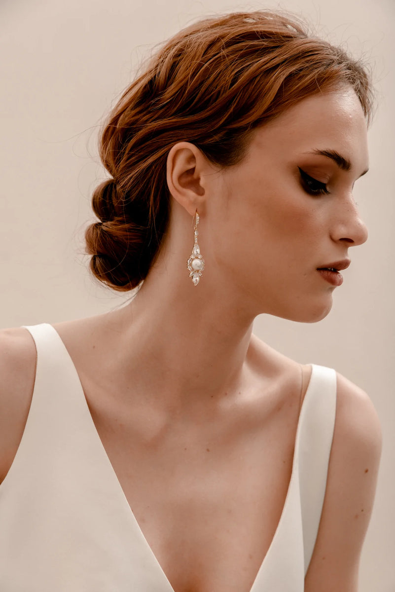 【VINTAGE HOLLYWOOD】VH Classic Pearl Earrings★送料・関税込 VINTAGE HOLLYWOOD】VH Classic Pearl Earrings☆送料・関税込