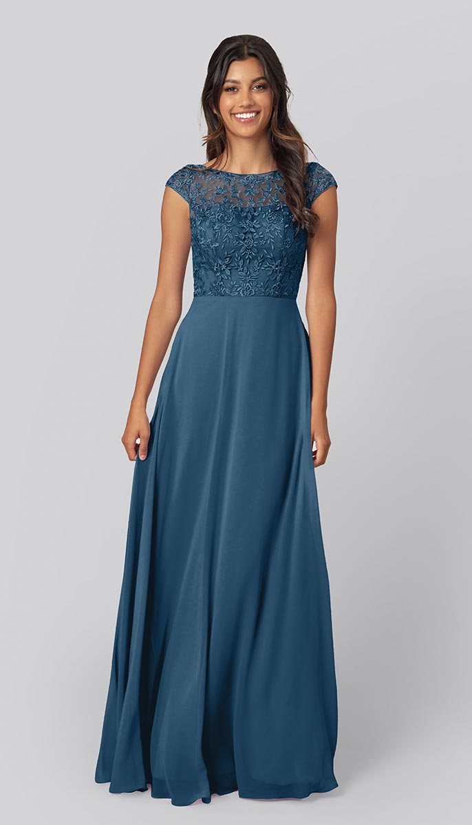 Kennedy Blue Dottie Bridesmaid Dress - Kennedy Blue