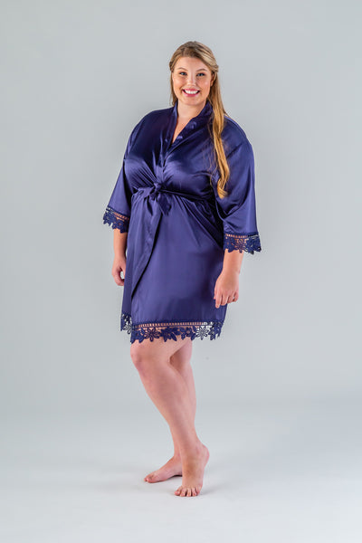 Satin and Lace Bridal and Bridesmaid Robes The Wedding Shoppe