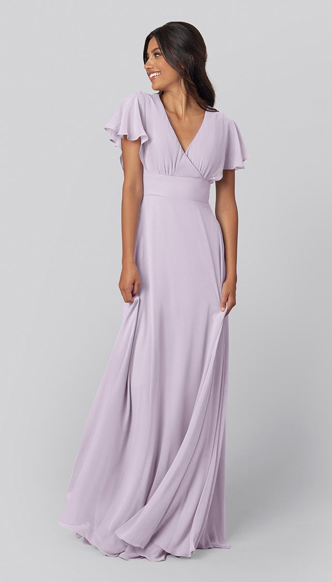 luca bridesmaid dresses Modest Bridesmaid Dress
