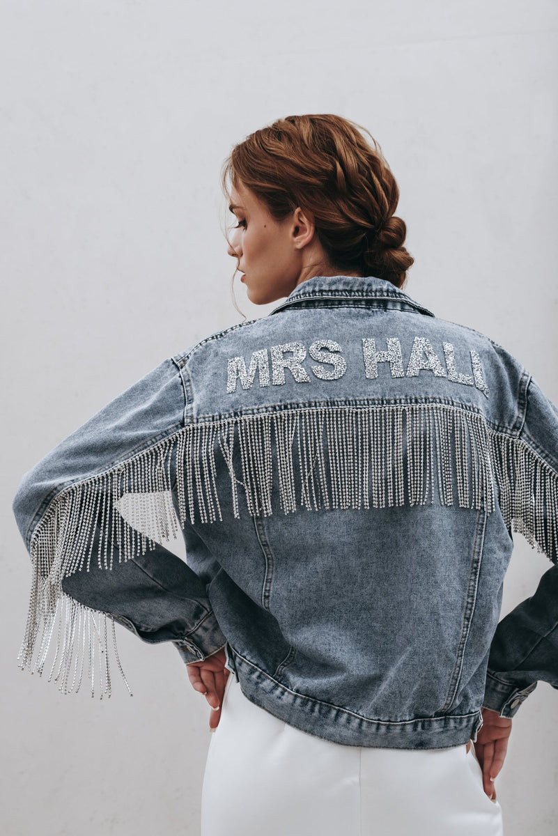 Heirloom Rhinestone Fringe Jacket The Wedding Shoppe