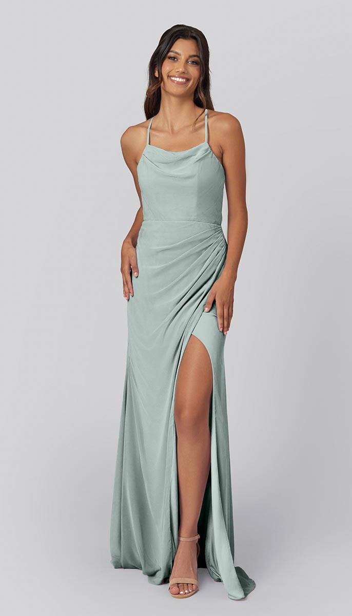 Teal and silver bridesmaid dresses hotsell