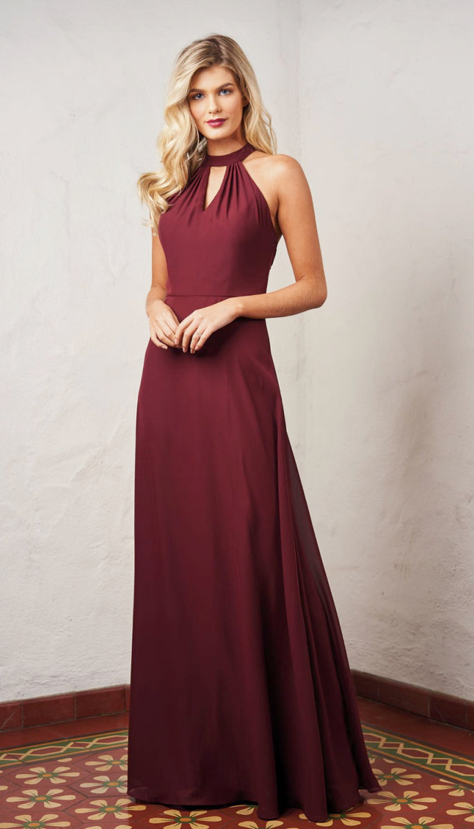 Jasmine High Neck Bridesmaid Dress P216056 – Wedding Shoppe