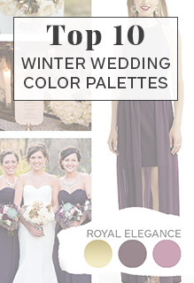 Top 10 Winter Wedding Color Schemes