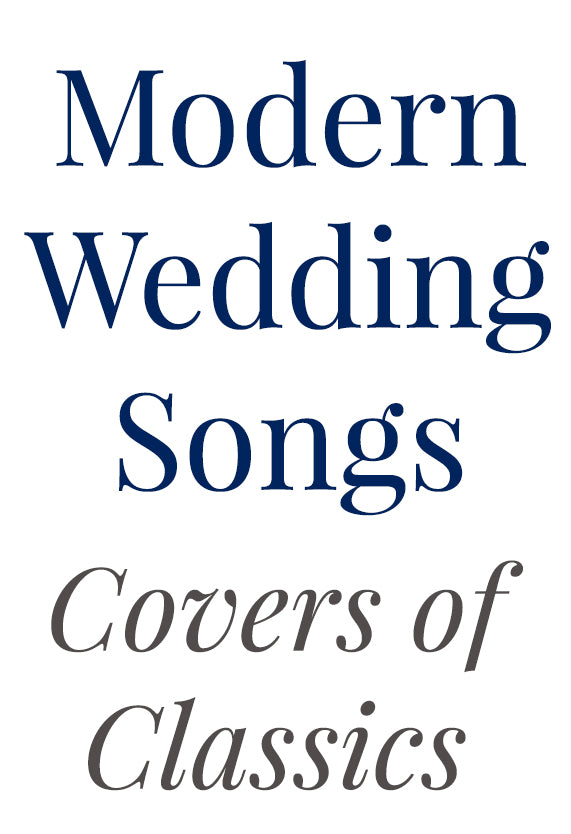 15 Modern Wedding Songs: Covers of Classics