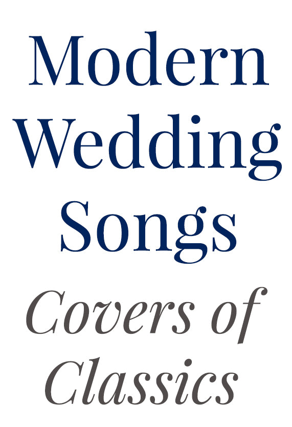 15 Modern Wedding Songs: Covers of Classics