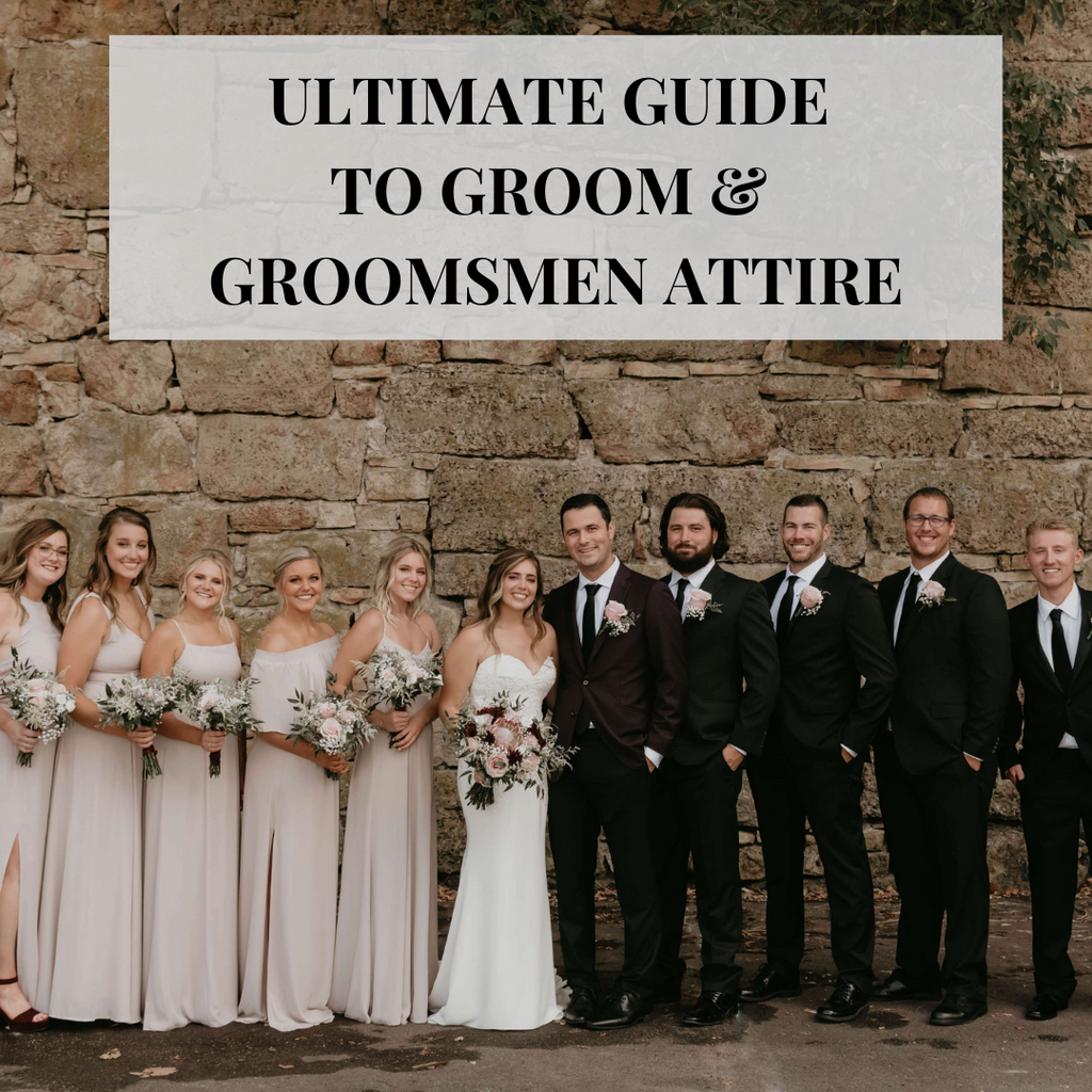 Gray Groomsmen Suits White Button Shirt