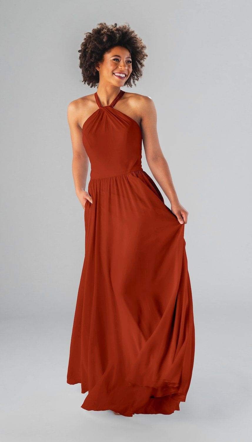 Luxe Rust Colored Bridesmaid Dresses We're Loving Wedding Shoppe Luxe Rust Colored Bridesmaid Dresses We're Loving Wedding Shoppe