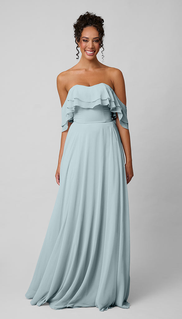 Kennedy Blue Allison Platinum Bridesmaid Dress | Wedding Shoppe Kennedy Blue Allison Platinum Bridesmaid Dress | Wedding Shoppe