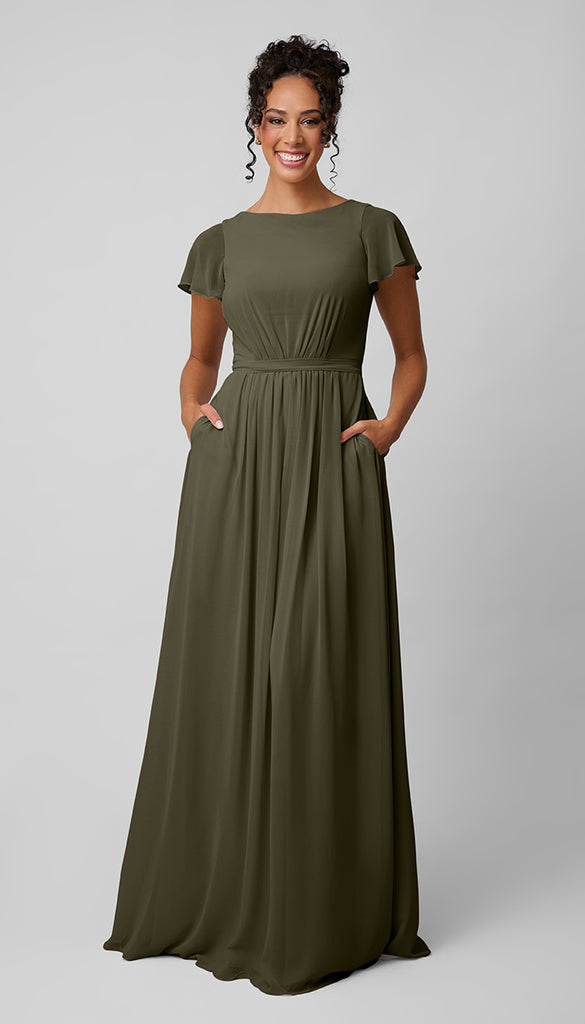 Kennedy Blue Holly Platinum Bridesmaid Dress