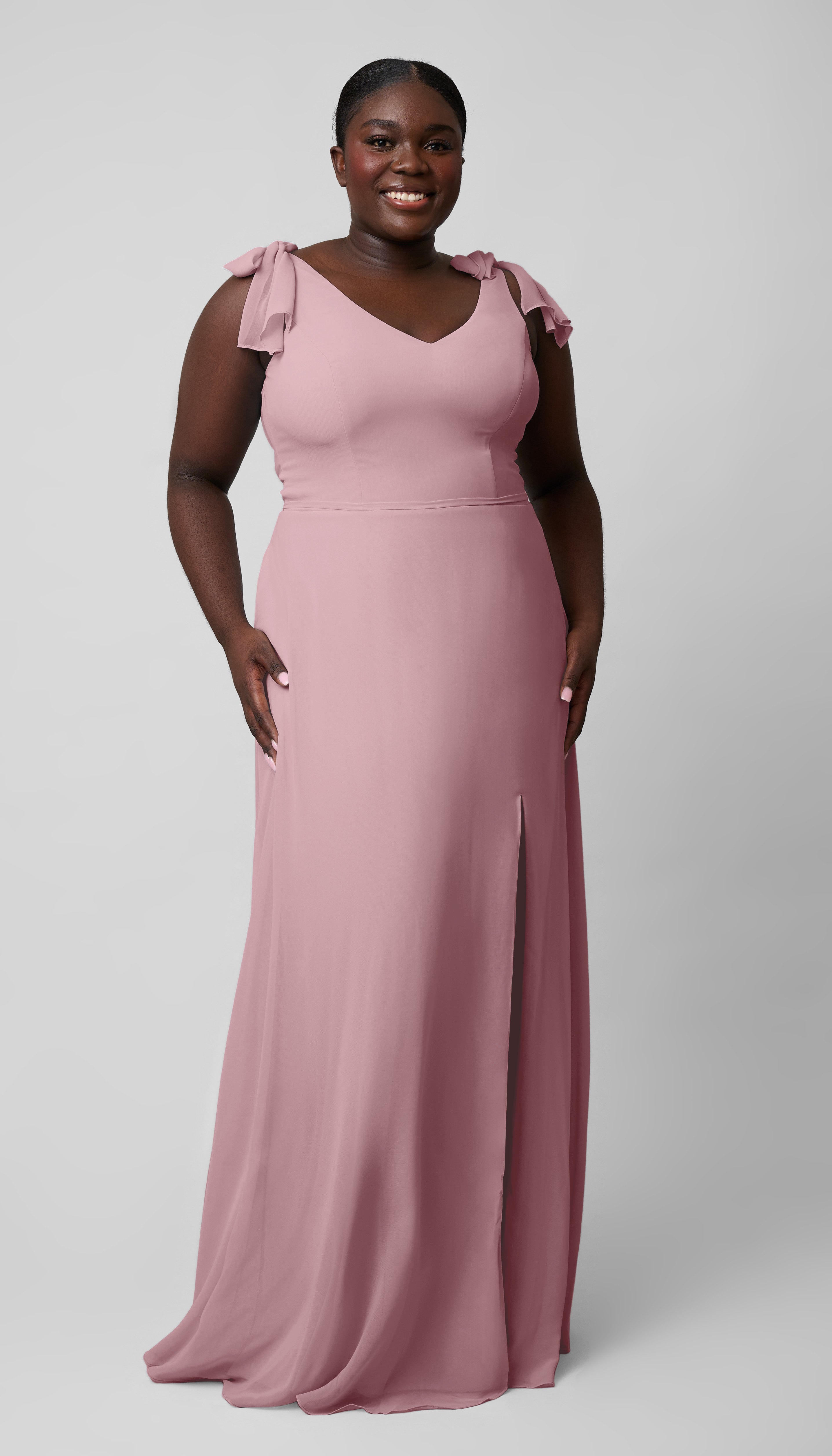Yellow chiffon maxi wedding dress (919) Yellow chiffon maxi wedding dress (919)