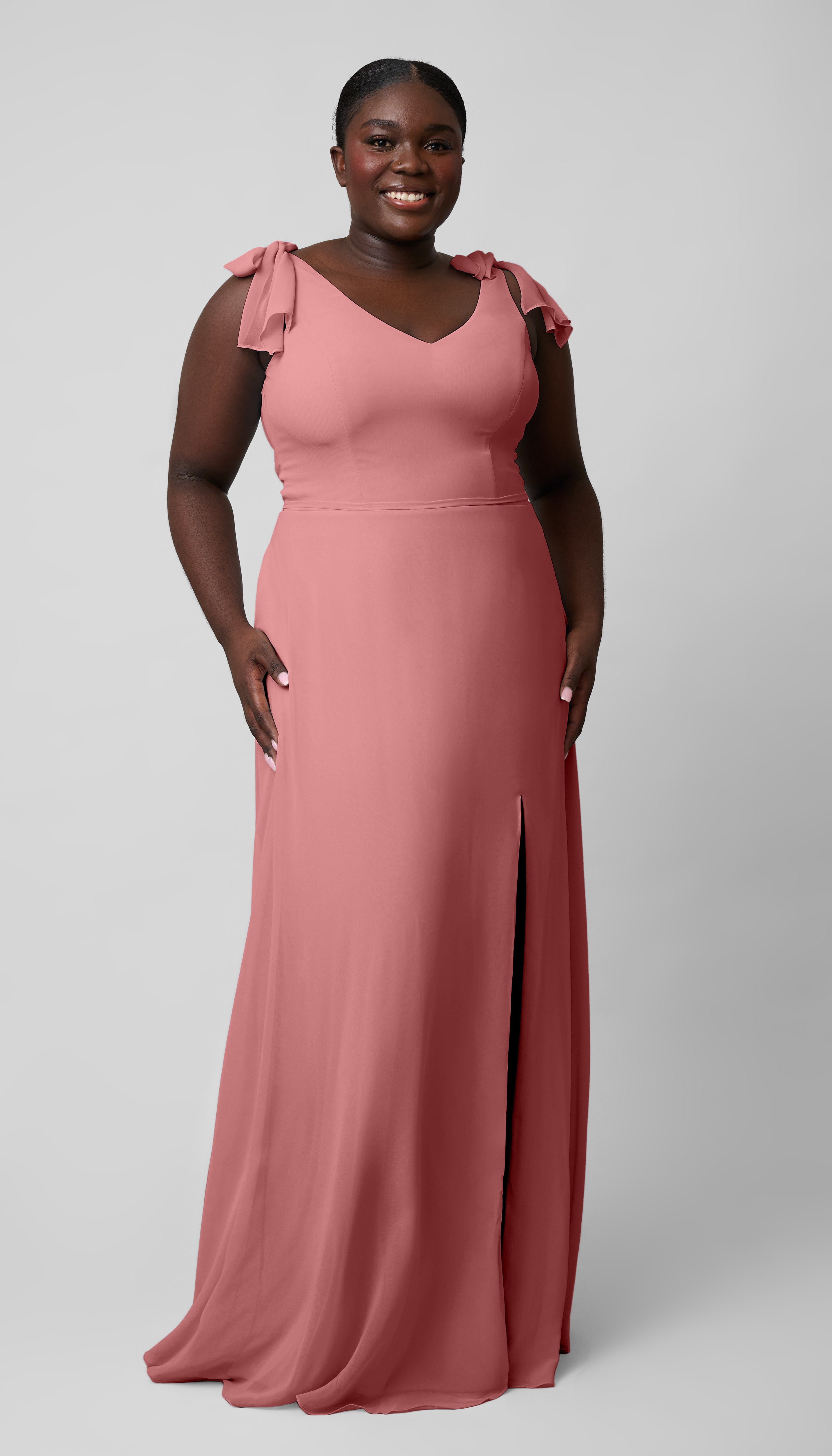 Yellow chiffon maxi wedding dress (919) Yellow chiffon maxi wedding dress (919)