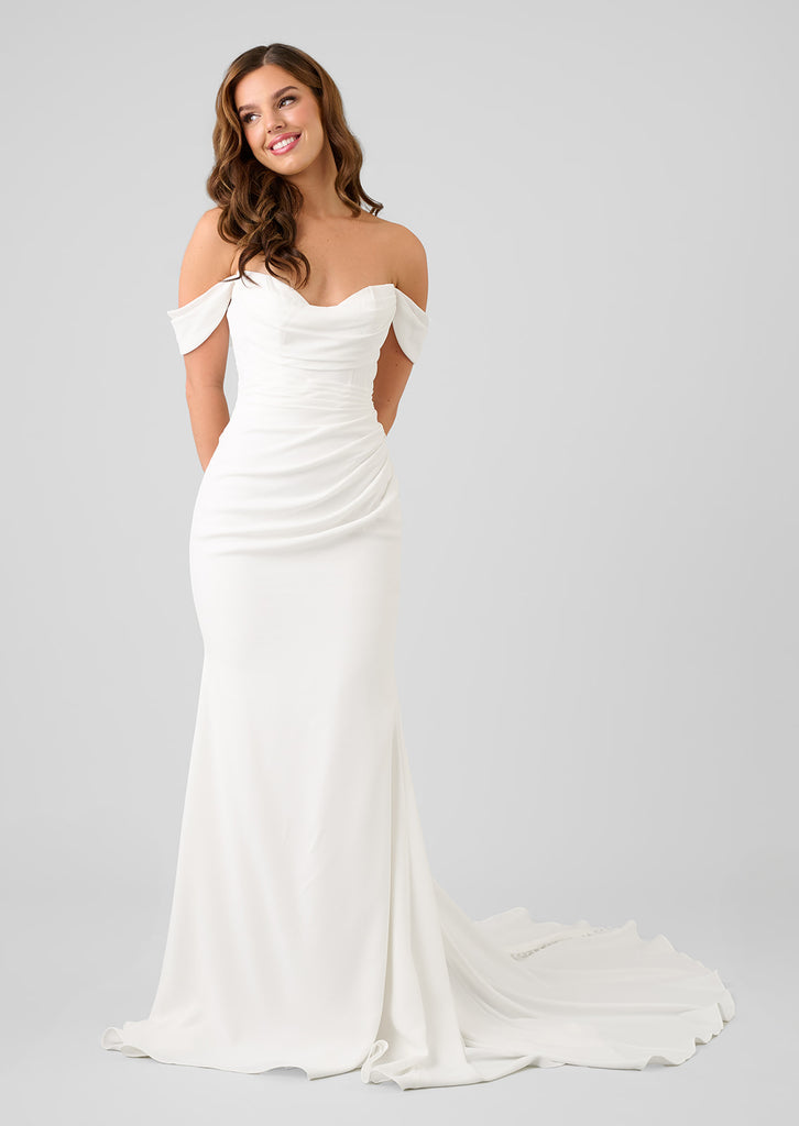 bella wedding dress Selby Rae Diamond Norma Kamali Strapless Side Color:Yellow as Pictures Ballgown with sweetheart neckline grunge