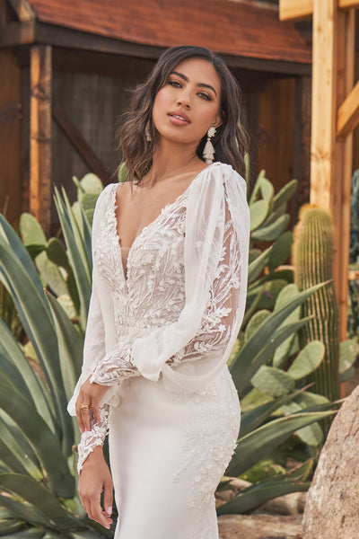 lillian west long sleeve wedding dress Lillian West 66283