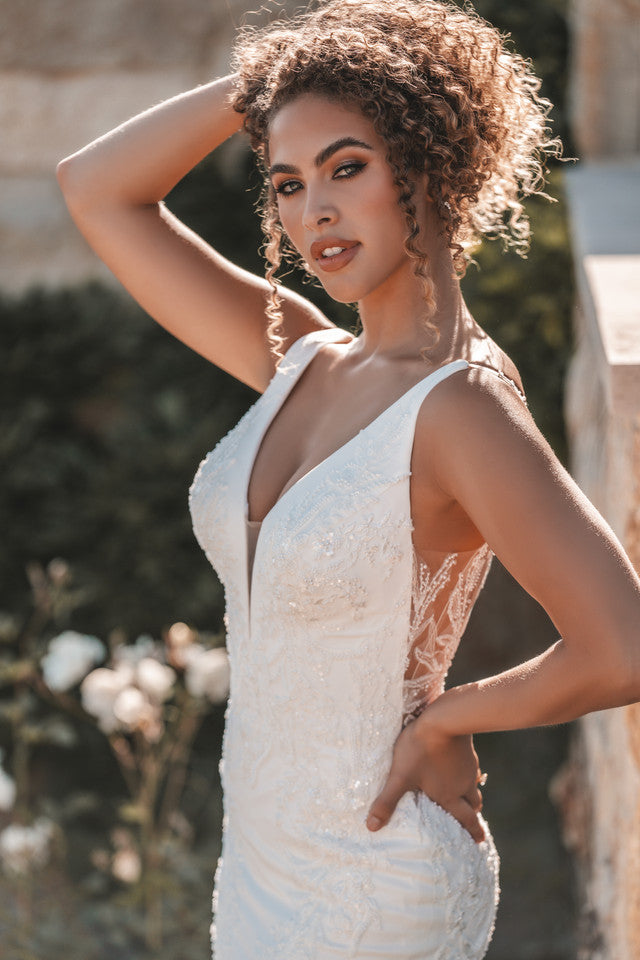 allure lace wedding dress C772 Allure Bridals