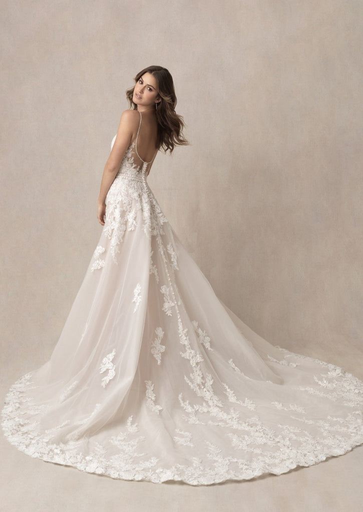ladies bridal dress Wedding Dress - Affordable - Plus Size Available - Allure Womens 9856W Wedding Dress