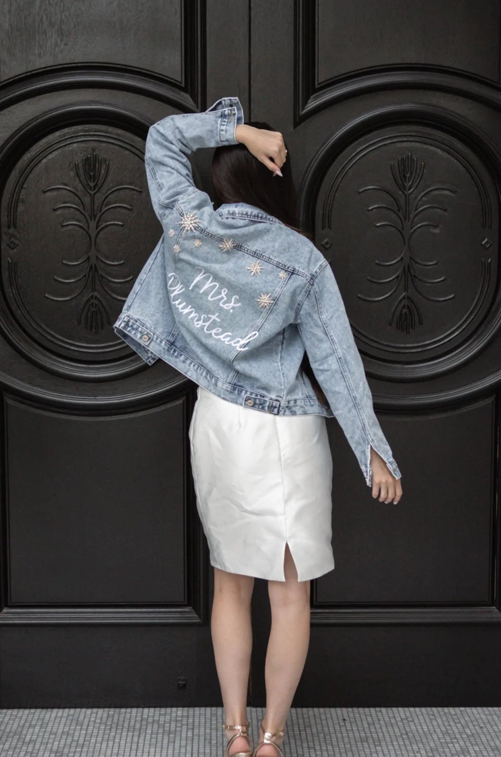 海外最新 Star Struck Bride for Jacket Denim スカート