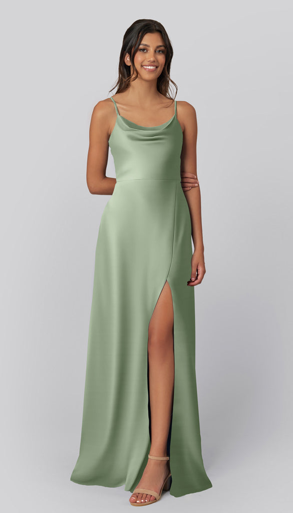 Kennedy Blue Felicity Luxe Satin Bridesmaid Dress