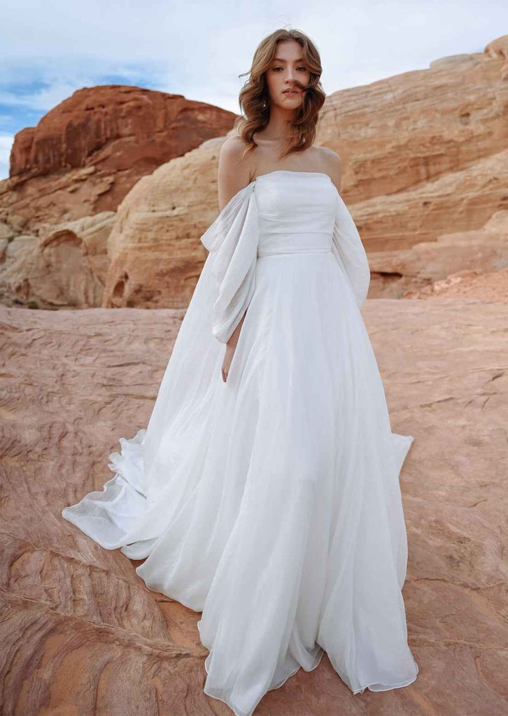 jenny yoo wedding dresses Noa Dress Cap Sleeves Lace Little color_Black&White Jenny Yoo Paulina – Size:8 AU/UK (4 US)