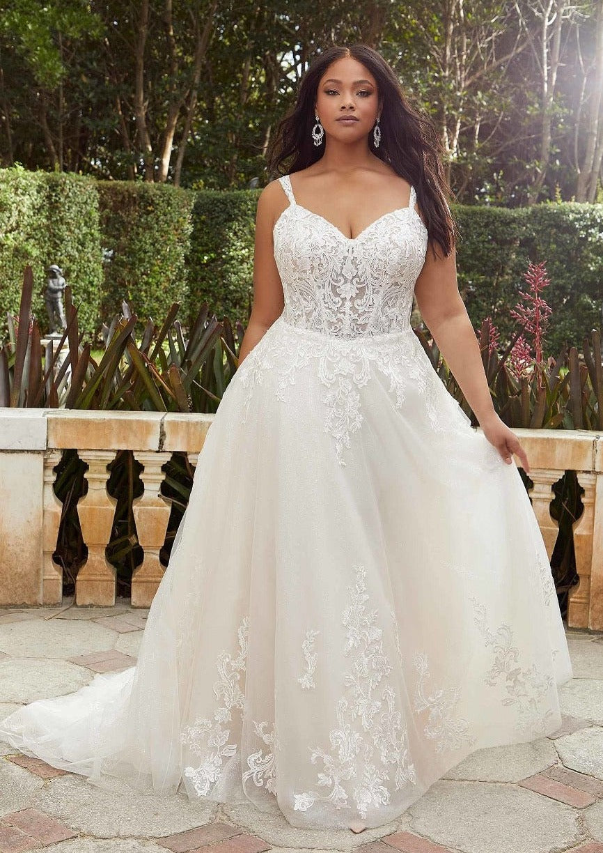 Ppsnabha Champagne Colored Plus Size Wedding Dresses Satin