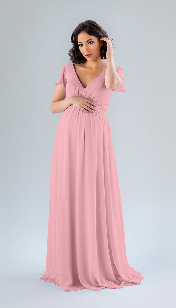 blue dress for baby girl Kennedy Blue Kayli KM28105 Maternity Bridesmaid Dress – Wedding Shoppe