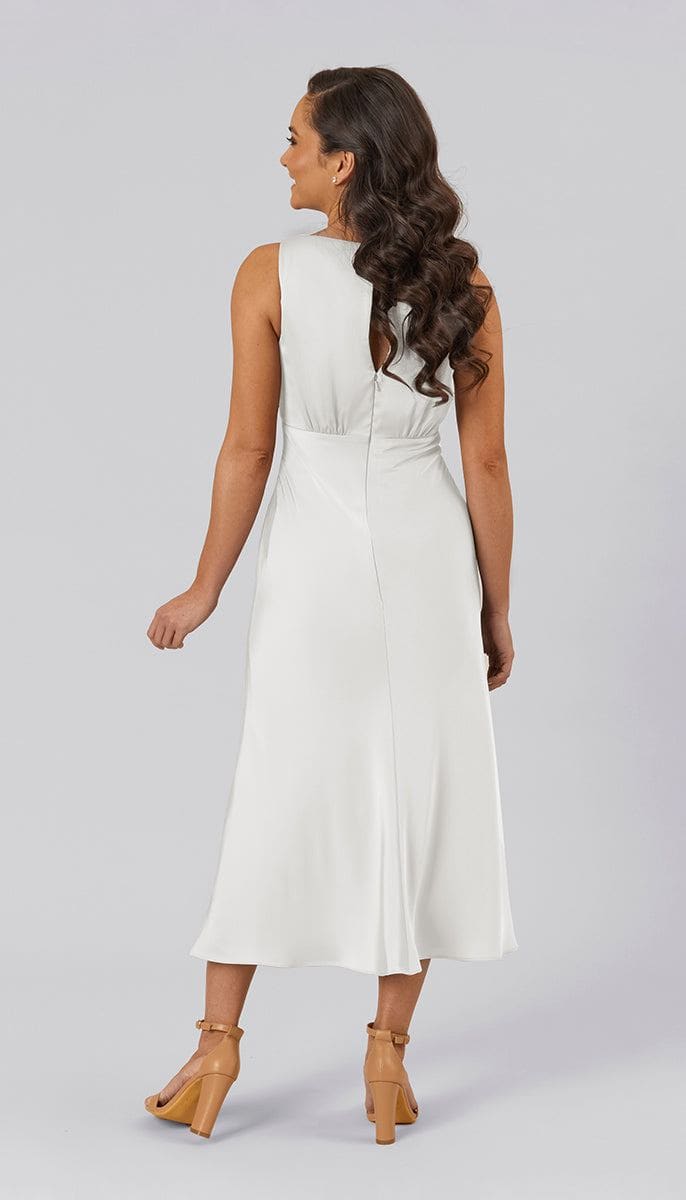 kennedy midi dress Kennedy Blue Wendy Little White Dress
