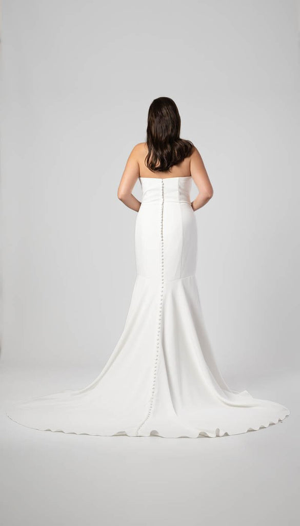Crepe Wedding Dress | Della | The Wedding Shoppe Crepe Wedding Dress | Della | The Wedding Shoppe