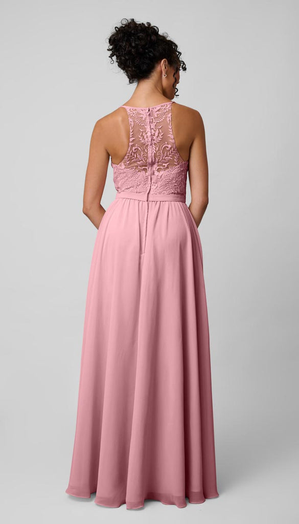 iris chiffon bridesmaid dresses Iris Embroidered Chiffon Bridesmaid Dress