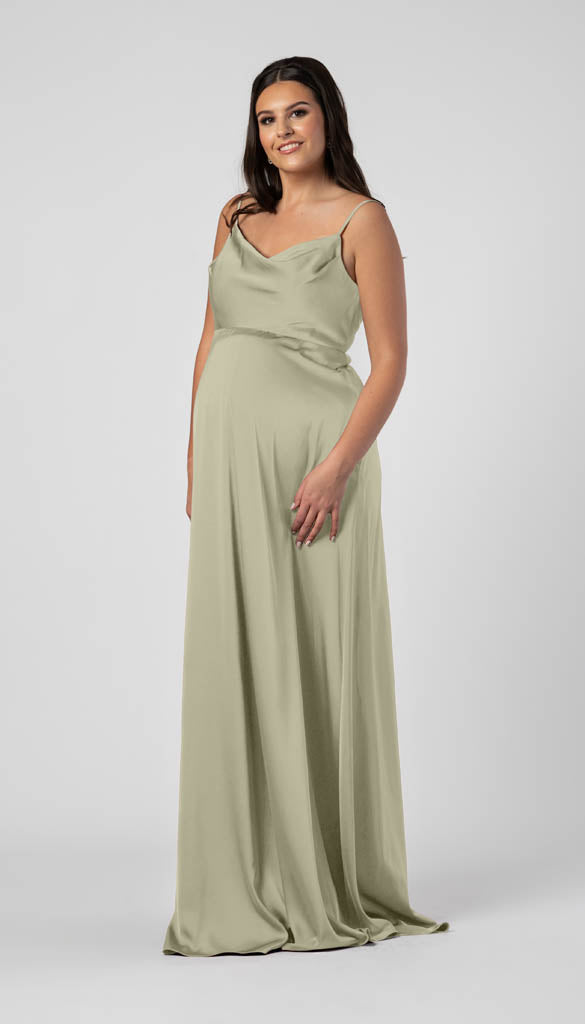 best maternity bridesmaid dresses Satin Dress Leo Our @activelyblack Neon Volt color: Reds Style your expecting girls Color:Red Shirt and Black Tie