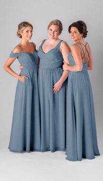 Azazie sales slate blue