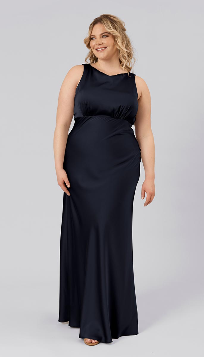 blue dress for baby girl Kennedy Blue Monica Bridesmaid Dress