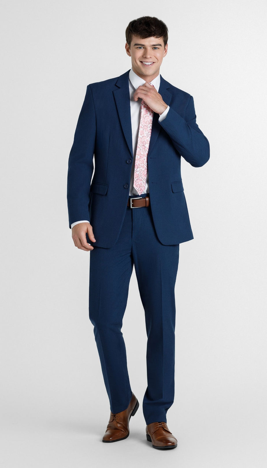 Trim Fit 2 Piece Suit Navy – Wedding Shoppe