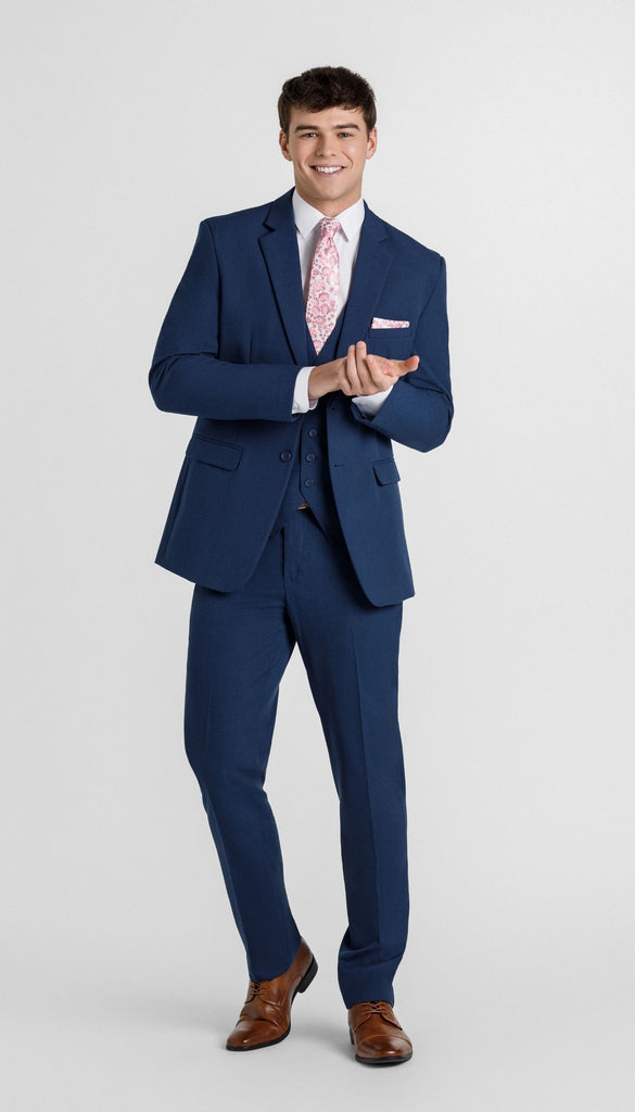 navy dress and black tux Dark Navy Blue Chino Suit – StudioSuits