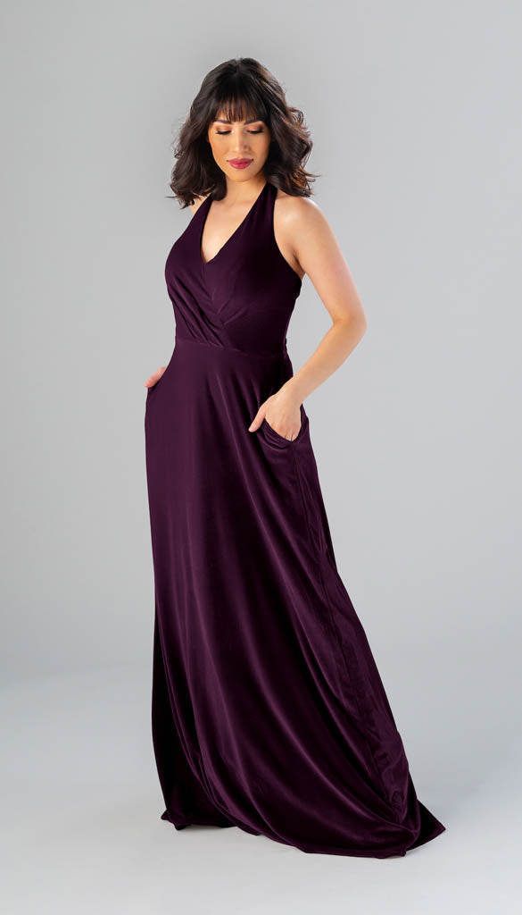 Eggplant bridesmaid dresses plus size outlet