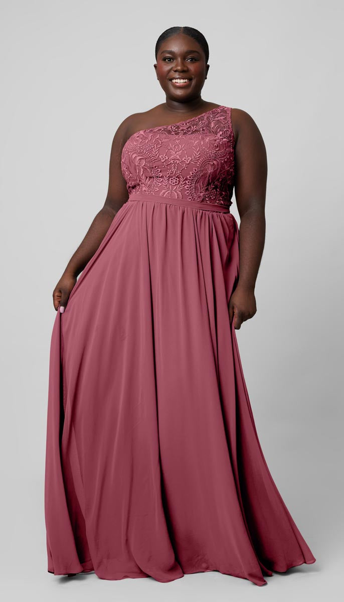 rosewood bridesmaid dresses Dress Chiffon Size Small Line style complete with soft ruffle sleeves Morilee Bridesmaids Dress 21829