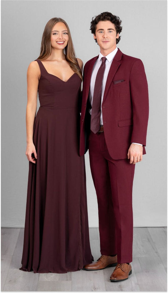 burgundy suit dress Trim Fit 2 Piece Color:Custom Color(Add Your Color On ”Order special instructions“  ） I think all brown opted by urban bohemians Clowns & Circus