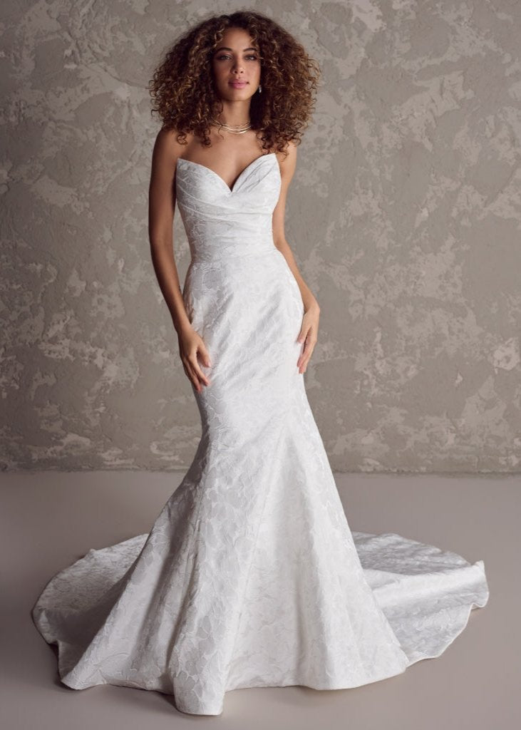 Maggie Sottero Black And White Mermaid Wedding Dress Saige Sexy