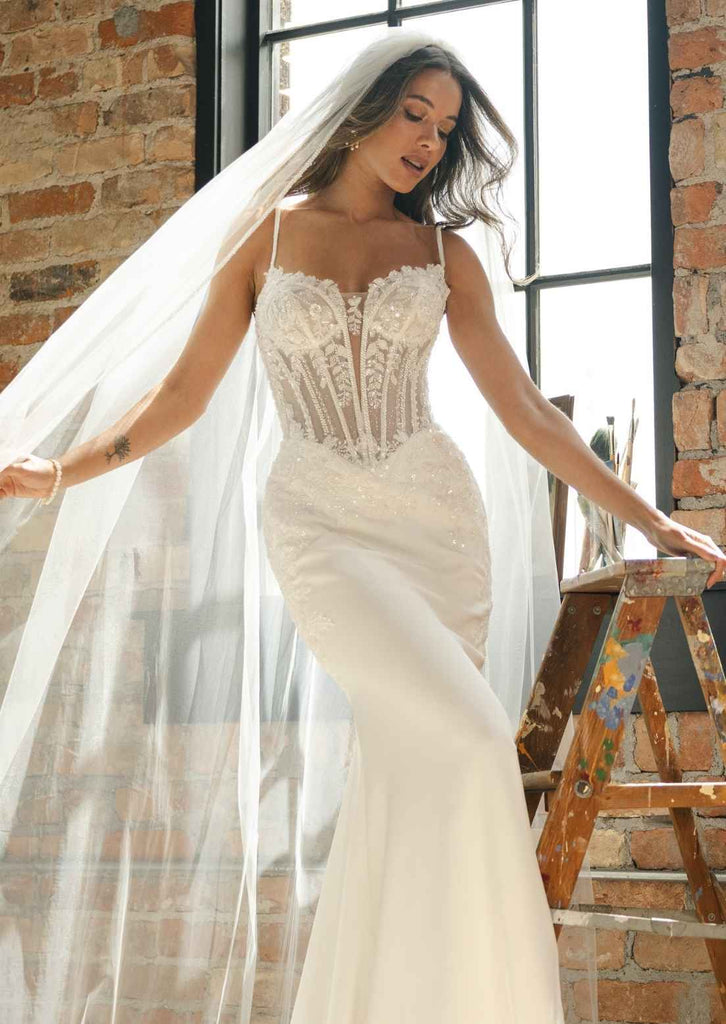 india white dress Maggie Sottero Wedding Sleeve Embellishments RL:0326tues Male Chief Full Dress Colour:Sky Blue