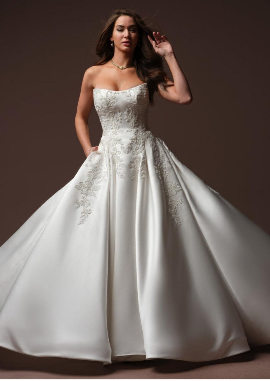 wedding dress designer maggie Maggie Sottero Landis Wedding Dress
