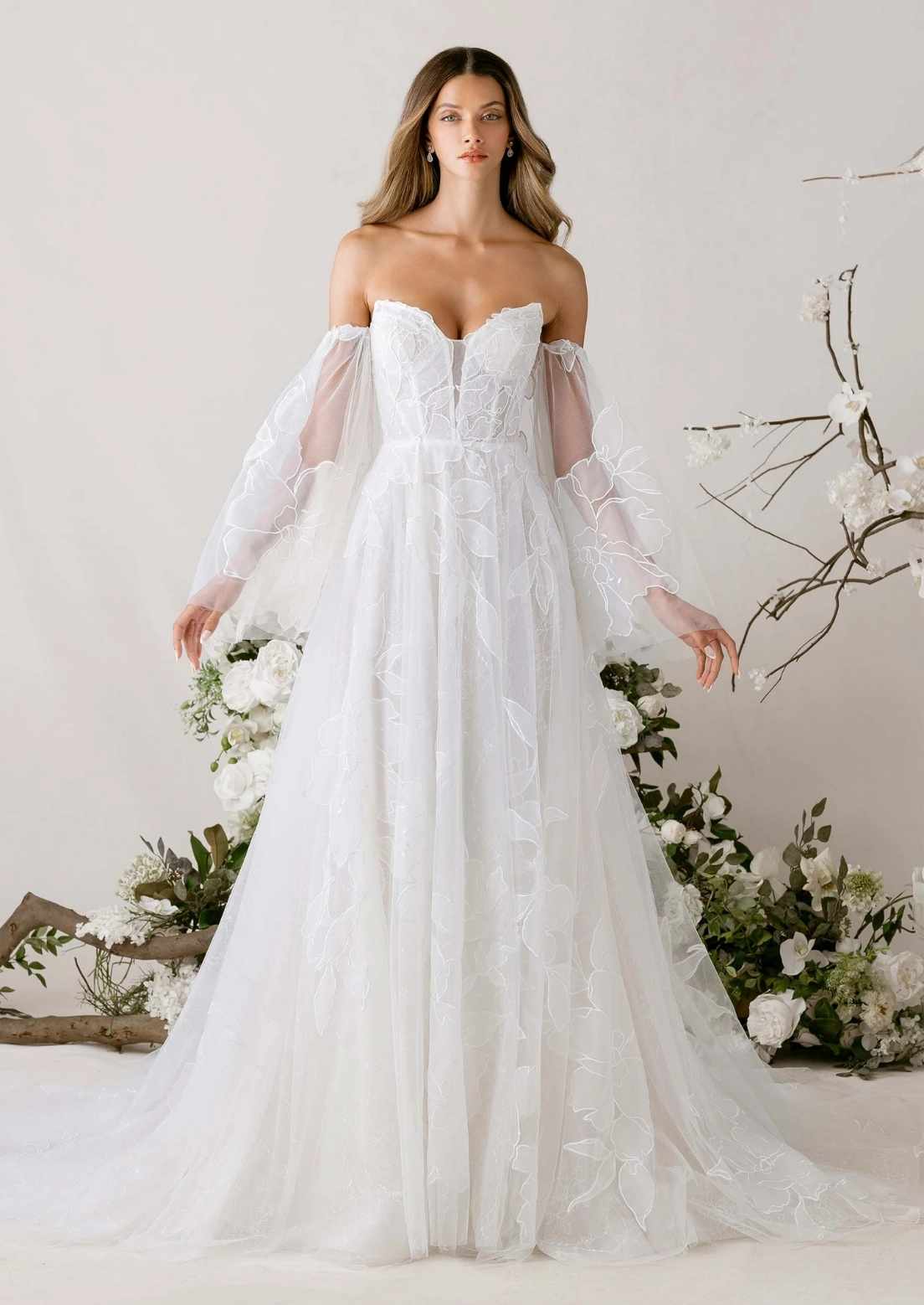 mori lee a line wedding dress Palmina Wedding Dress