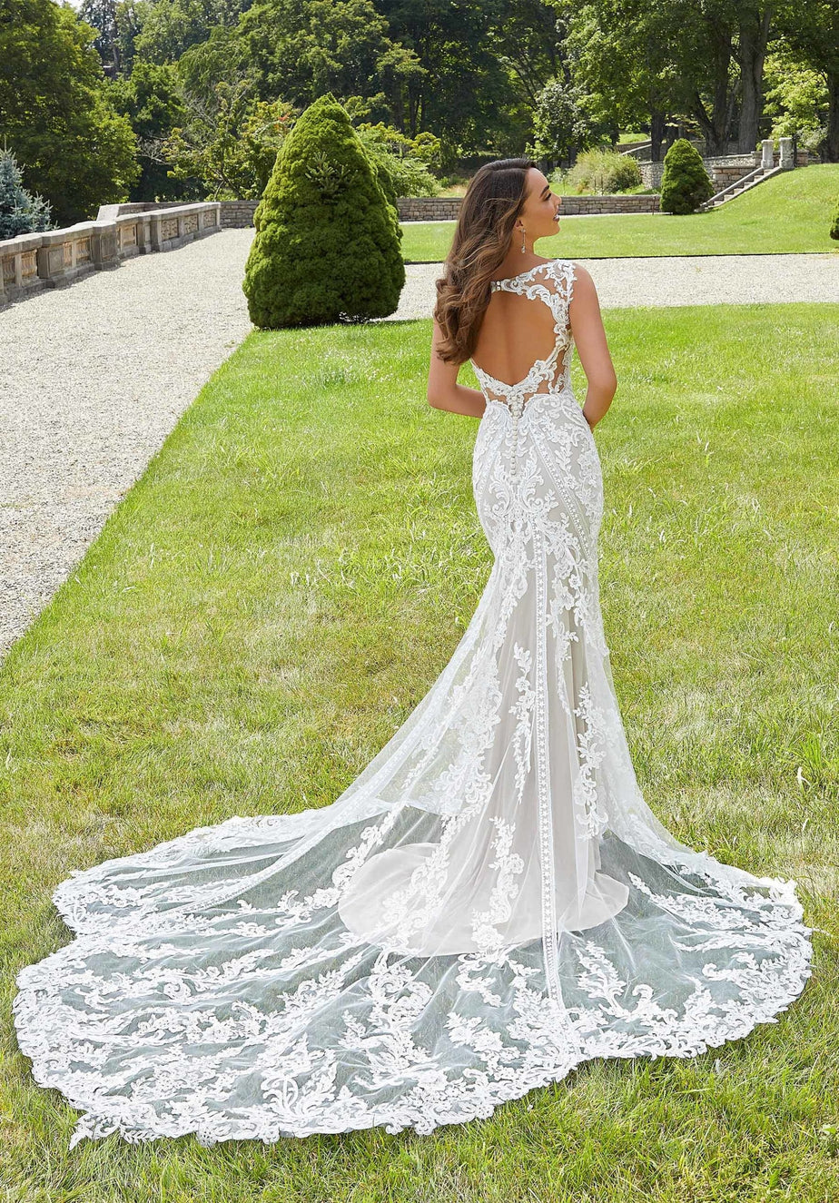 green emerald velvet dress Morilee Signature Donatella Wedding Dress