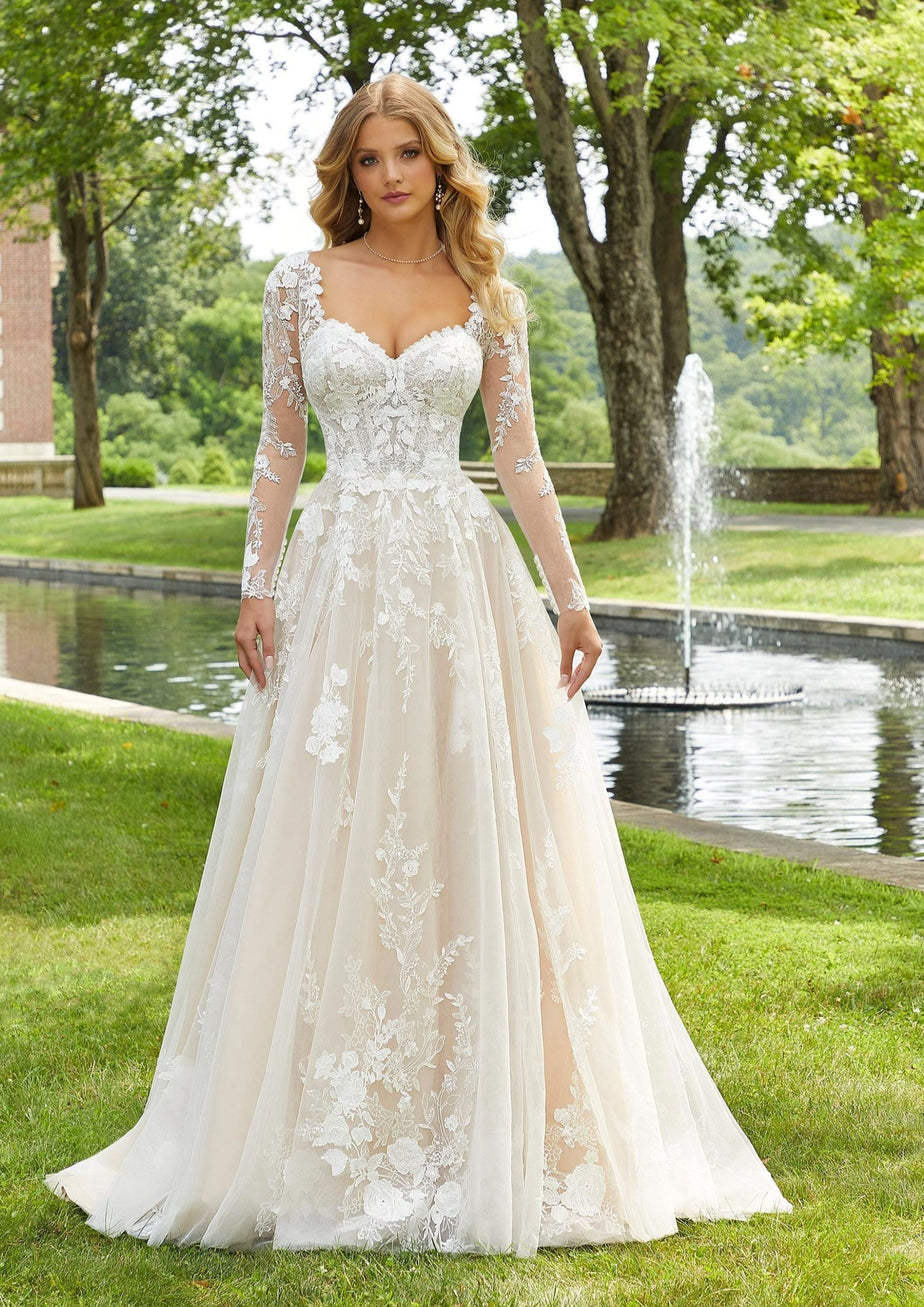 ivory chalk for wedding dress Morilee Signature Drucilla Wedding Dress