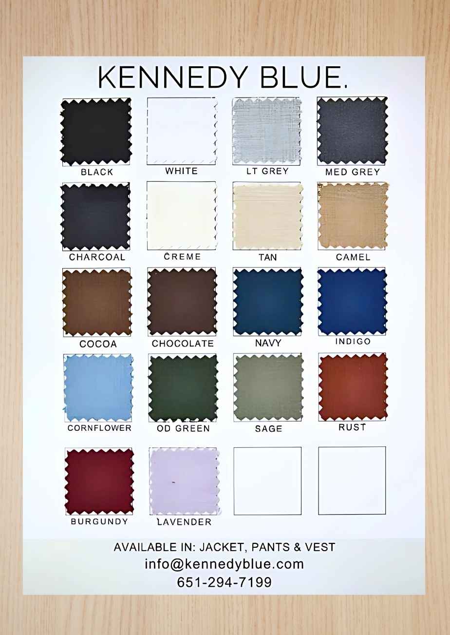 Suit Fabric Swatch Page – Wedding Shoppe