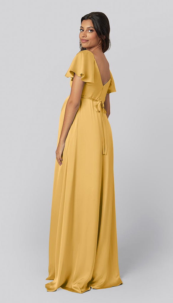 Kennedy Blue Robin Satin Maternity Bridesmaid Dress